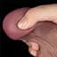 Фаллоимитатор Dual-Layered Silicone Nature Cock 14.5'' 37.5 см коричневый - миниатюра 5