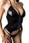 Корсет Glossy Wetlook Paula Set S чорний - мініатюра 2