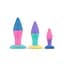 Набор анальных пробок PMV20 Koda Butt Plug Set 3 шт. (радужный) - миниатюра 1