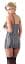 Еротичний костюм Cottelli Collection Costumes Secretary M чорний з білим - мініатюра 2