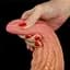 Фалоімітатор Dual-Layered Silicone 10'' Nature Cock 25 см коричневий - мініатюра 9