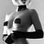 Пестіс Bijoux Indiscrets Burlesque pasties Glitter and Bow Один размер - мініатюра 6