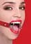 Кляп металлическое кольцо Ring Gag XL - Red Ouch! 36-OU105RED 98934 - миниатюра 1