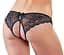 Женские стринги - Cotelli Collection 2310813 Crotchless Lace Slip, black - L Cottelli 513223108131041 90302 - мініатюра 5