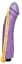 Вібратор You2Toys Queeny Love Giant Lover Skin 33 см фіолетовий - мініатюра 3