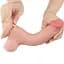 Фалоімітатор Sliding-Skin Dual Layer Dong 8'' 20 см тілесний - мініатюра 4
