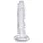 Фалоімітатор King Cock Clear 6 Inch 18.4 см прозорий - мініатюра 1