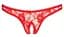 Жіночі стрінги Cottelli Collection Lace G-string red M Cottelli 513223200023031 90453 - мініатюра 5