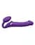 Страпон Strap-On-Me Vibrating L, 19 см (фіолетовий) - мініатюра 1