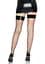 Чулки Leg Avenue Vinyl Top Fishnet Thigh Highs Black One size - миниатюра 2