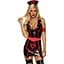 Виниловый костюм медсестры Leg Avenue Vinyl Naughty Nurse S, платье, фартук, повязки - миниатюра 1