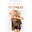 Еротична сукня в сітку Penthouse Ecstasy Queen колір: чорний Розмір xl - мініатюра 1