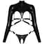 Комплект БДСМ Bad Kitty Naughty Toys Shirt With Thong XL чорний - мініатюра 1