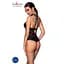 Сетчатый боди с халтером и ритмичным рисунком Hima Body black - Passion L/XL - миниатюра 2