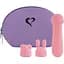 Мінівібратор FeelzToys Mister Bunny Pink з двома насадками - мініатюра 1