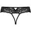 Кружевные стринги с доступом Passion Senia Thong Black S/M - миниатюра 6