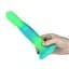 Светящийся в темноте фаллоимитатор Addiction Rave 8″ Glow in the Dark Dildo Blue Green, 20,3 см - миниатюра 5