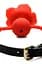 Кляп Master Series Blossom Silicone Rose Gag - Red - миниатюра 5