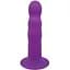 Дилдо с вибрацией Adrien Lastic Hitsens 3 Purple, отлично для страпона, диаметр 4 см, длина 18,2 см - миниатюра 1