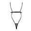 Боди монокини с открытой грудью Passion DIABOLINA Body black L/XL - миниатюра 4