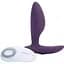 Анальная смарт-вибропробка We-Vibe Ditto Purple с пультом ДУ - миниатюра 1