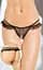Жіночі стрінги - G-String 2445, black, M/L SoftLine 5591244517 90536 - мініатюра 3