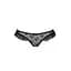 Трусики с оборками DONIA THONG black - Passion Exclusive S/M - миниатюра 5