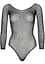 Боди Leg Avenue Crystalized fishnet bodysuit Black One Size - миниатюра 5