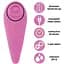 Пульсатор для клітора плюс вібратор FeelzToys FemmeGasm Tapping & Tickling Vibrator Pink - мініатюра 4