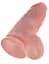 Фалоімітатор King Cock Chubby Light 24.5 см тілесний - мініатюра 6
