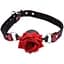 Кляп Master Series Eye-Catching Ball Gag With Rose - мініатюра 1