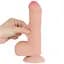 Фаллоимитатор LoveToy Sliding-Skin Dual Layer Dong 7" 18.3 см телесный - миниатюра 3