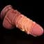 Фаллоимитатор Dual-Layered Silicone Nature Cock 9.5'' 24.5 см коричневый - миниатюра 11