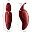 Вибратор 2 в 1 с язычком Zalo Hero Wine Red кристалл Swarovski - миниатюра 2