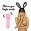 Міні-вібратор FeelzToys Mister Bunny 13.5 см рожевий - мініатюра 4