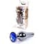 Анальна пробка Boss Of Toys Boss Series - Jewellery Dark Silver Butt Plug Blue, BS6400059, Срібний / Синий - мініатюра 3