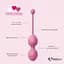 Вагінальні кульки FeelzToys FemmeFit Advanced, 3 шт., рожевий - мініатюра 3