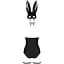 Еротичний костюм кролика Obsessive Bunny costume S/M, Black - мініатюра 4