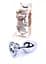 Анальная пробка Jewellery Silver Heart PLUG Clear Boss Series 64-00048 101636 - миниатюра 1