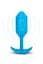 Анальна пробка B-Vibe Vibrating Snug Plug 3, 13.8 см (блакитна) - мініатюра 3