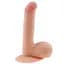 Реалістичний фалоімітатор The Ultra Soft Dude 7.5" 18 см тілесний - мініатюра 3