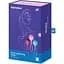 Вагинальные шарики Satisfyer Strengthening Balls диаметр 3.8 см 62-82-98 г монолитные 3 шт. - миниатюра 2