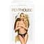 Трусики-тонг Penthouse Naughty Valentine M/L Black, мереживо, відкритий доступ до інтимних зон - мініатюра 3