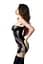 Мини-платье Glossy Wetlook Lillie L черный - миниатюра 3