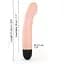 Вибратор Dorcel Real Vibration M Flesh 2.0 диам 3.7 см перезаряжаемый для точки G - миниатюра 3