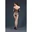 Сітчасте боді зі стразами Moonlight Model 09 Black відкриті плечі One size - мініатюра 2