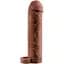 Насадка на пеніс Pipedream Perfect 2" Extension with Ball Strap 19.1 см коричневий - мініатюра 1