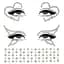 Наліпки Leg Avenue Ayla face jewel sticker - мініатюра 1