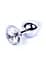 Металева анальна пробка з кристалом Boss Jewellery Silver 7 см (прозорий) - мініатюра 8