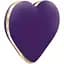 Вібратор Rianne S Heart 5.5 см фіолетовий - мініатюра 1